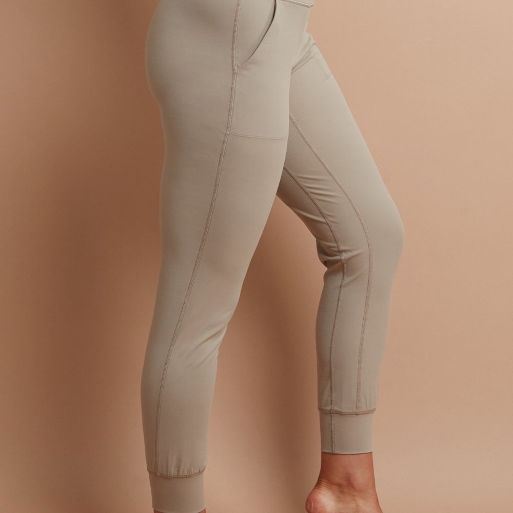 Women's Tan Track Pants
